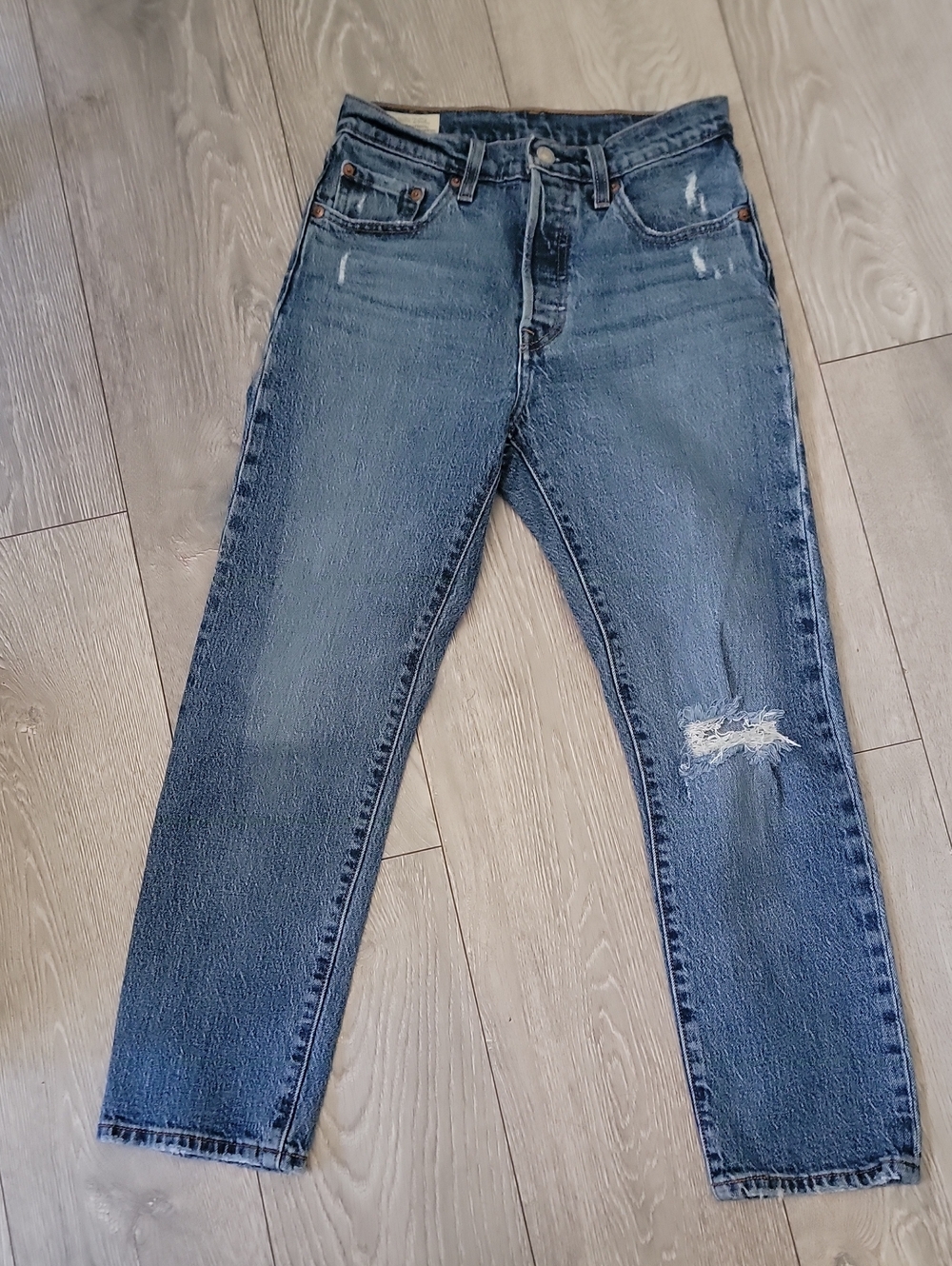 Levi's 501 Distressed Jeans